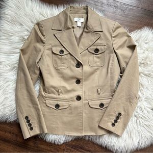 LOFT women’s tan blazer 4P